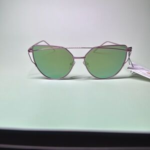 FURLUX Pink / Purple Metal Sunglasses NWT